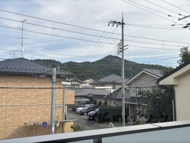 眺望　大文字見える
