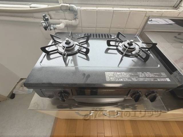 キッチン　二口コンロつきはありがたい