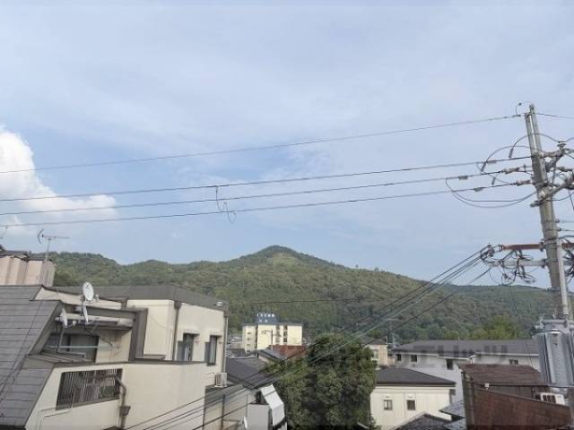 眺望　大文字みえます