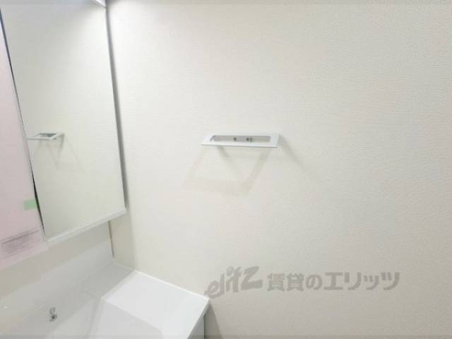 洗面所　タオル掛け