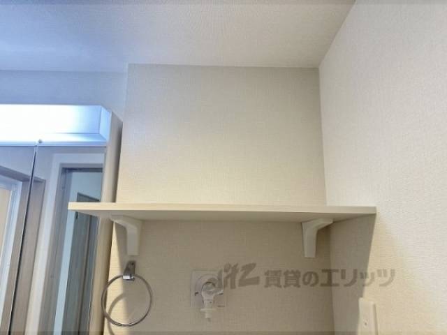洗濯機置場　棚