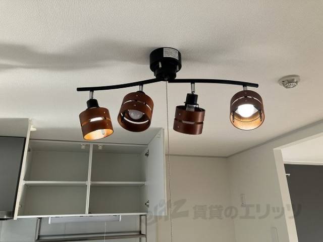 キッチン　オシャレな照明✨