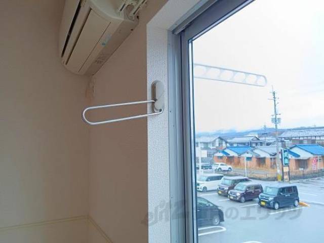 リビング　室内干し