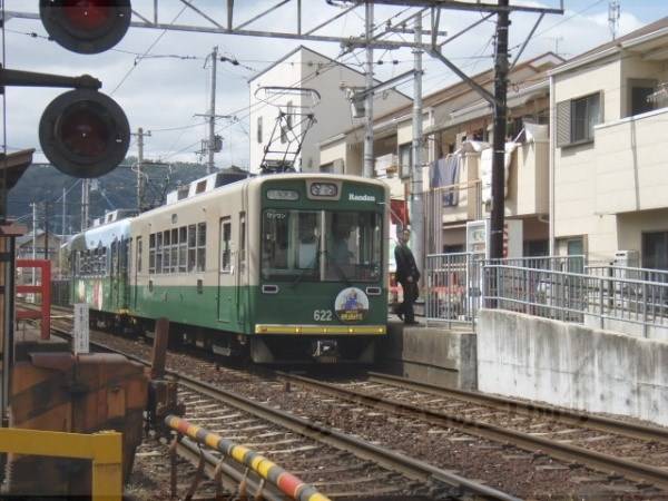 嵐電車折神社駅