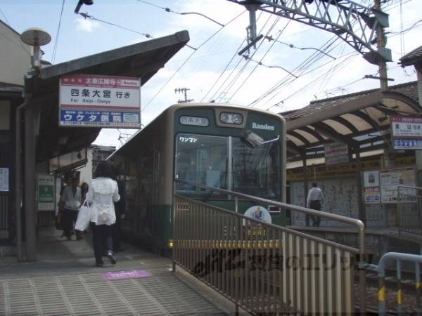 嵐電太秦広隆寺駅