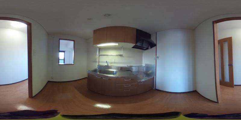 パノラマ画像キッチン