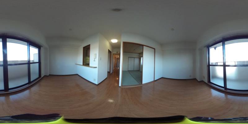 パノラマ画像リビング