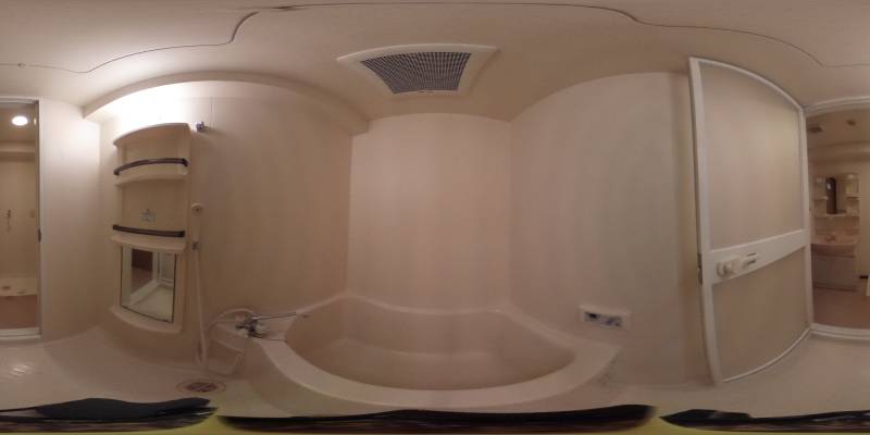 パノラマ画像バスルーム