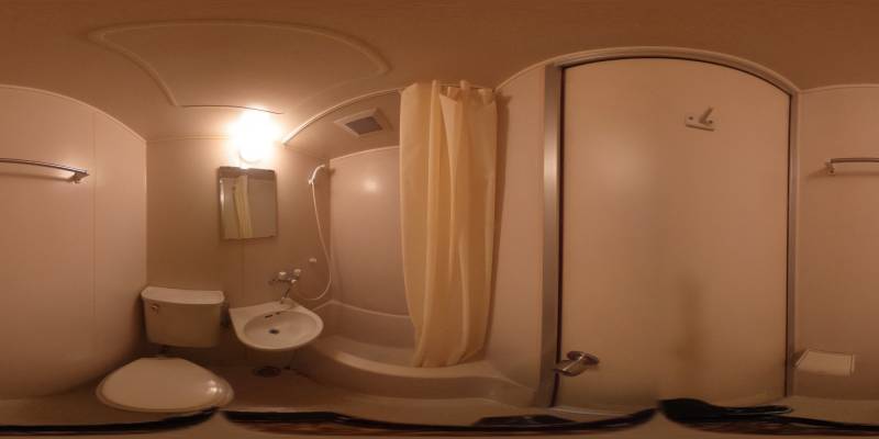 パノラマ画像バスルーム