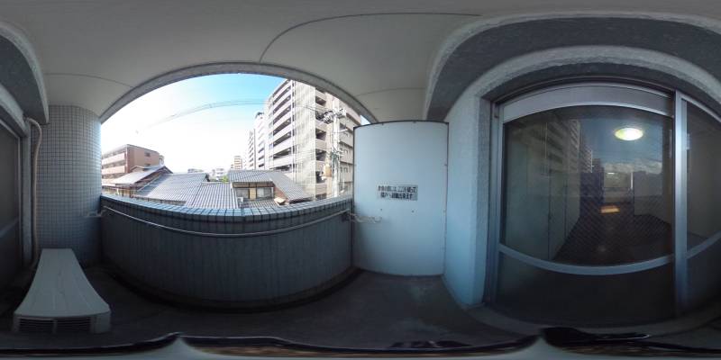 パノラマ画像バルコニー