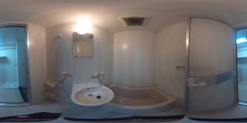 パノラマ画像バスルーム