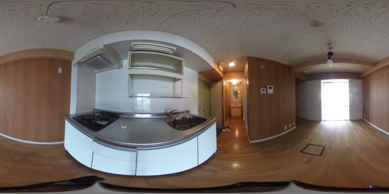 パノラマ画像キッチン