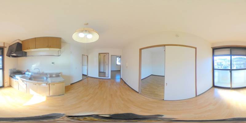 パノラマ画像リビング