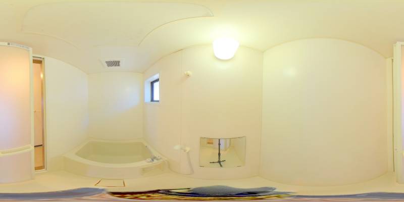 パノラマ画像バスルーム