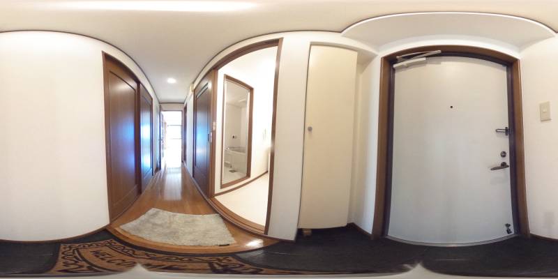 パノラマ画像玄関