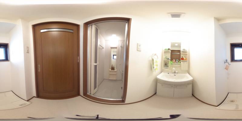 パノラマ画像洗面所