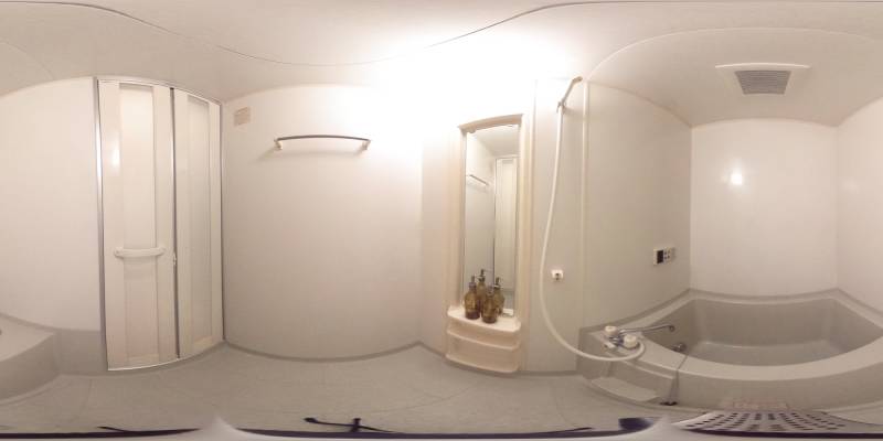 パノラマ画像バスルーム