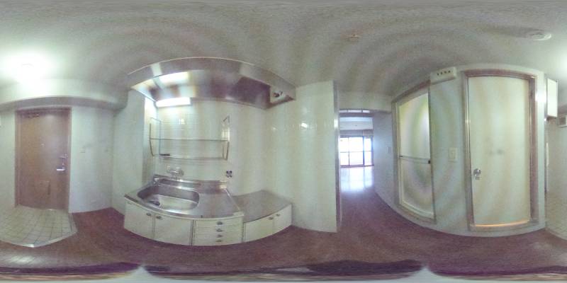 パノラマ画像キッチン