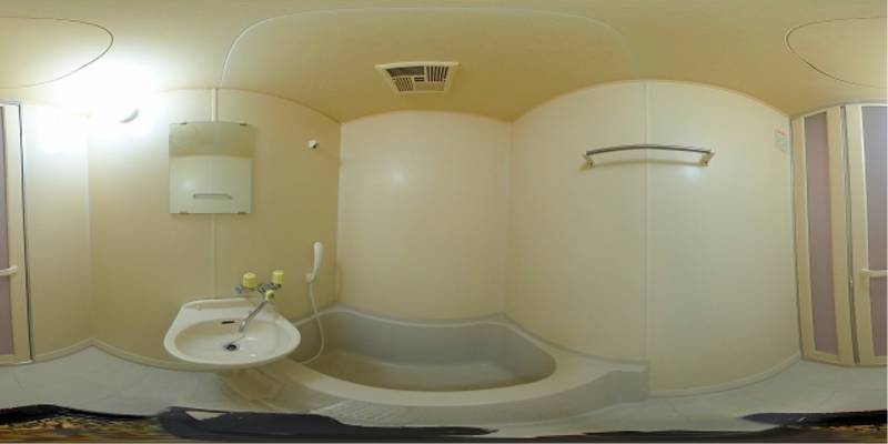 パノラマ画像バスルーム