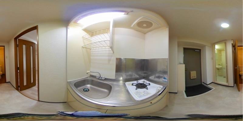 パノラマ画像キッチン