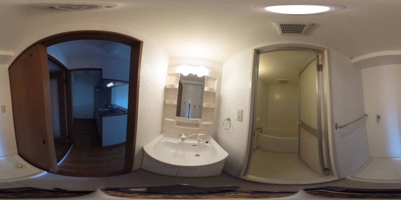 パノラマ画像バスルーム