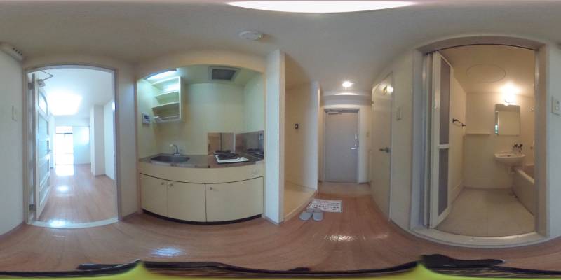 パノラマ画像キッチン