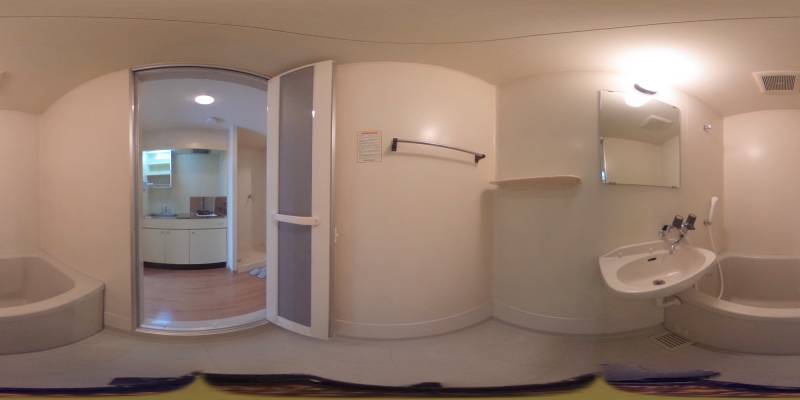 パノラマ画像バスルーム