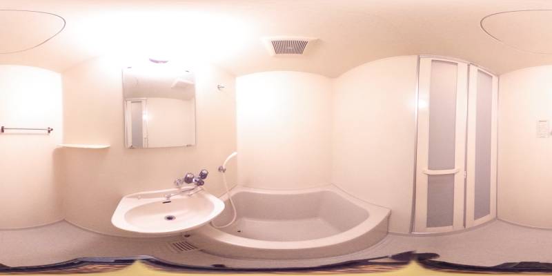 パノラマ画像バスルーム