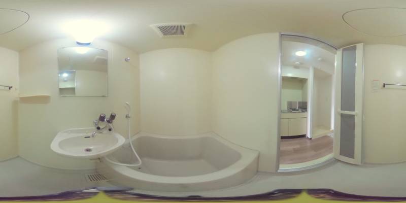 パノラマ画像バスルーム