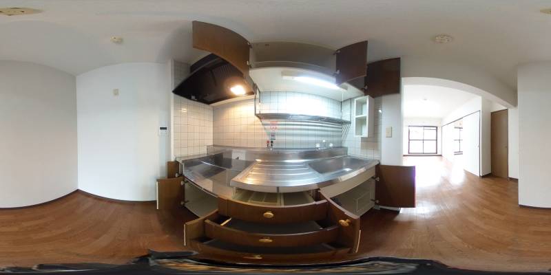 パノラマ画像キッチン