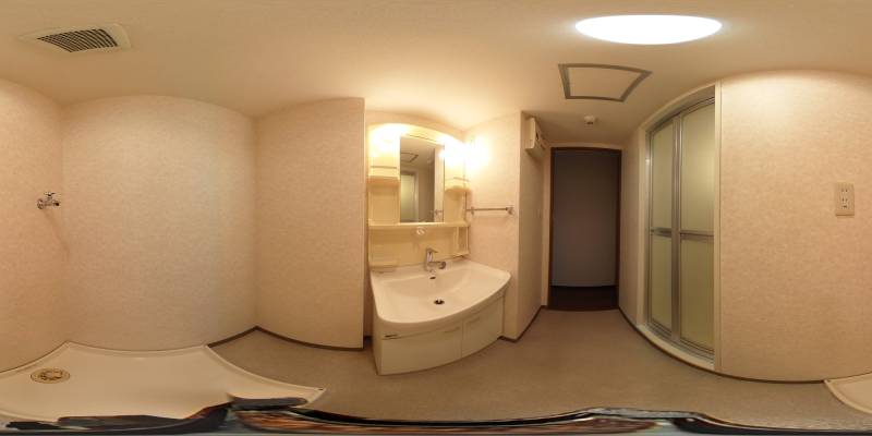 パノラマ画像洗面所