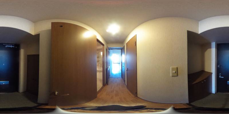 パノラマ画像玄関