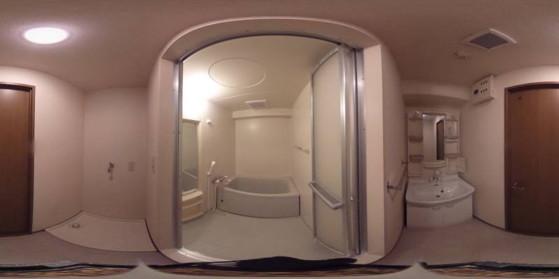 パノラマ画像バスルーム