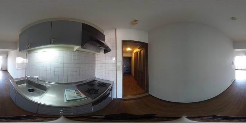 パノラマ画像キッチン