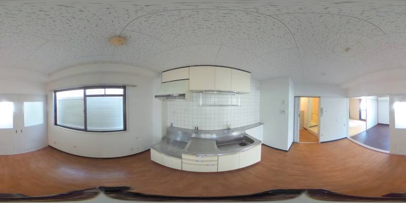 パノラマ画像キッチン