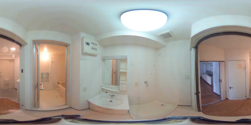 パノラマ画像洗面所