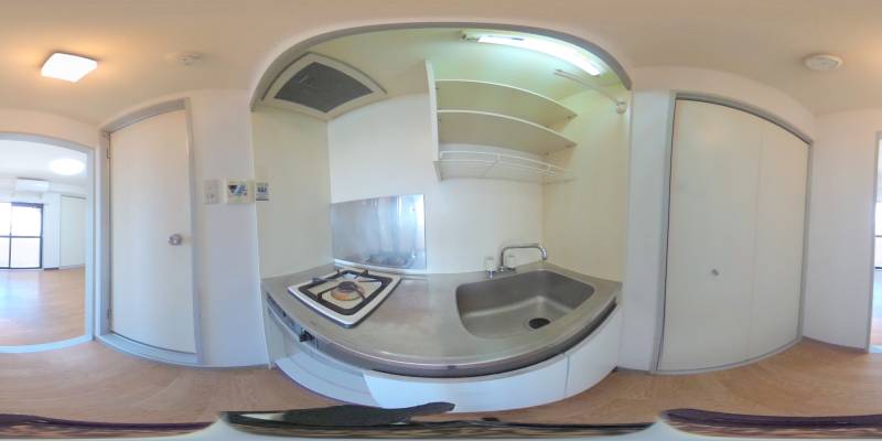 パノラマ画像キッチン