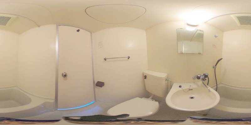 パノラマ画像バスルーム