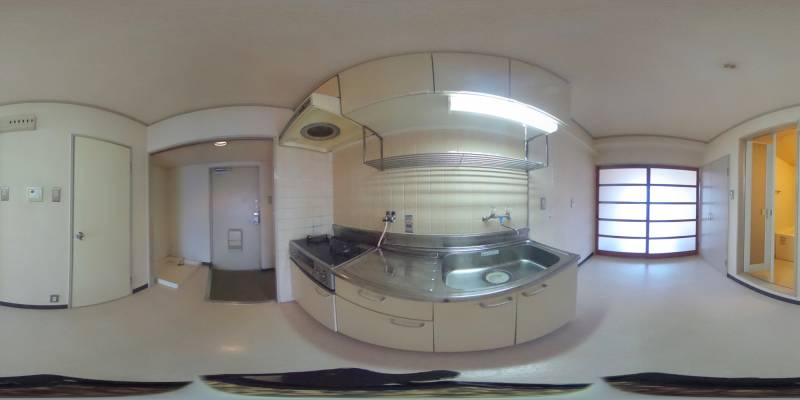 パノラマ画像キッチン