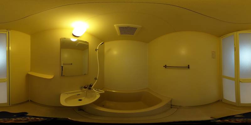 パノラマ画像バスルーム