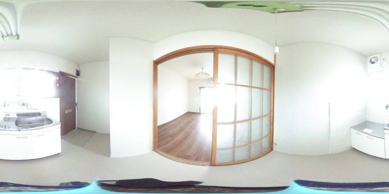 パノラマ画像キッチン