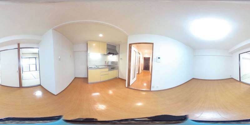 パノラマ画像洋室