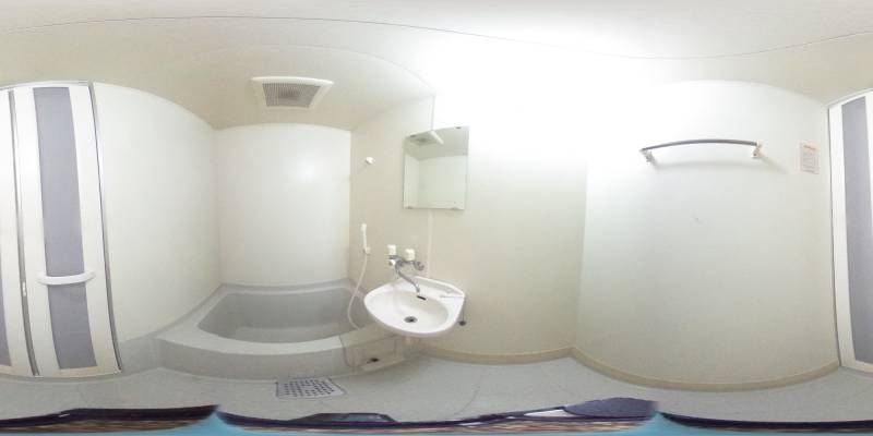 パノラマ画像バスルーム