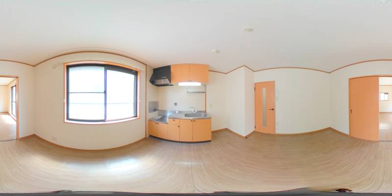 パノラマ画像キッチン