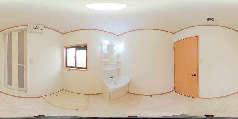 パノラマ画像洗面所