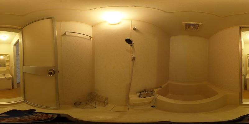 パノラマ画像バスルーム