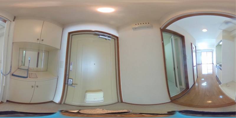 パノラマ画像玄関