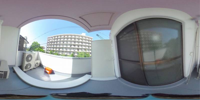 パノラマ画像バルコニー