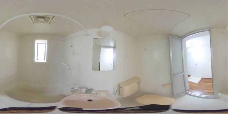 パノラマ画像バスルーム