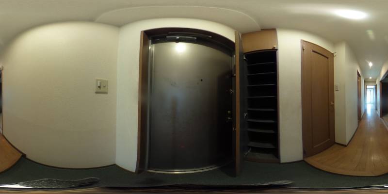 パノラマ画像玄関